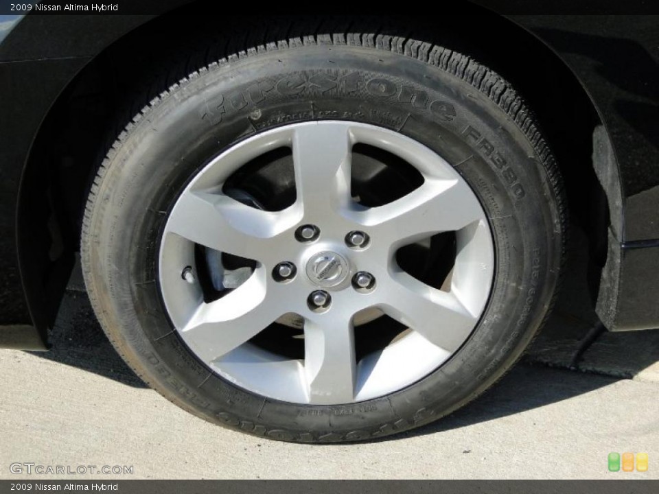 2009 Nissan Altima Hybrid Wheel and Tire Photo #45072769