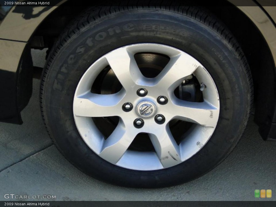 2009 Nissan Altima Hybrid Wheel and Tire Photo #45072801