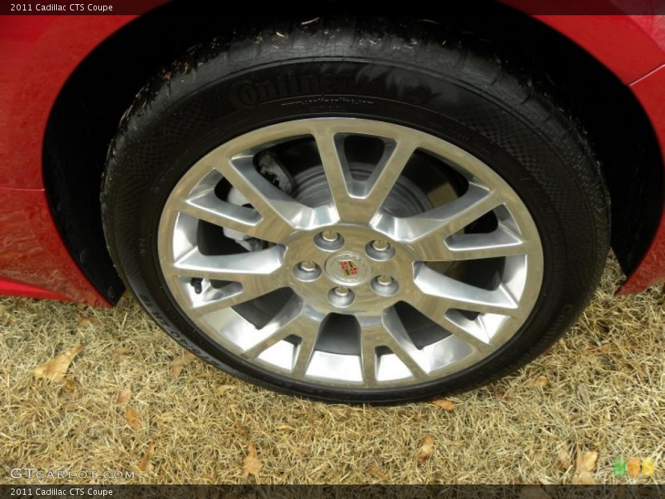 2011 Cadillac CTS Coupe Wheel and Tire Photo #45072941