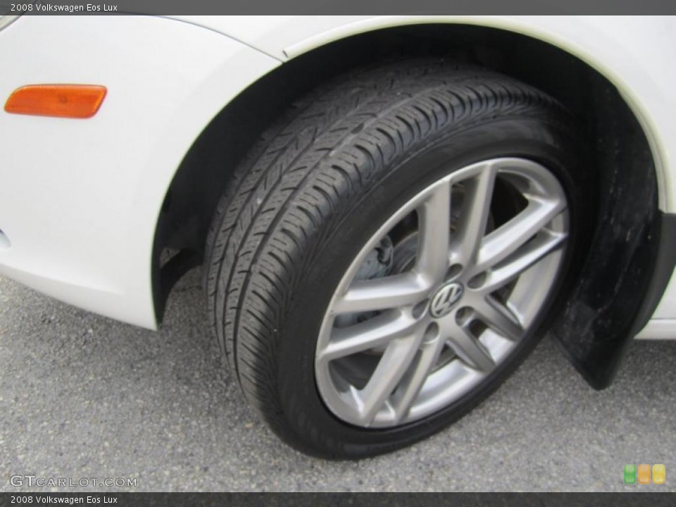 2008 Volkswagen Eos Lux Wheel and Tire Photo #45075229