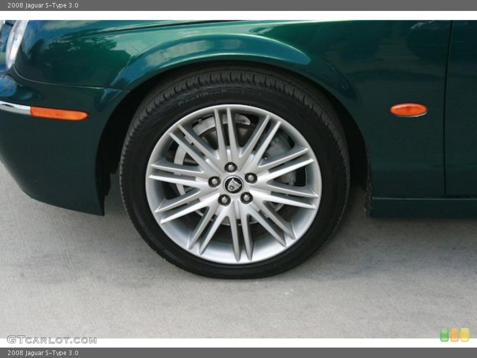 2008 Jaguar S-Type 3.0 Wheel and Tire Photo #45077478