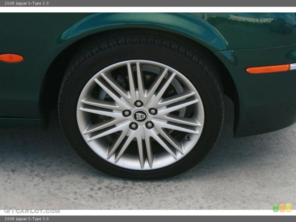 2008 Jaguar S-Type 3.0 Wheel and Tire Photo #45077509