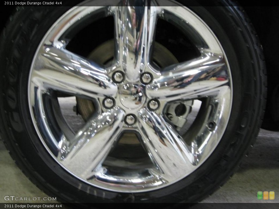 2011 Dodge Durango Citadel 4x4 Wheel and Tire Photo #45082732