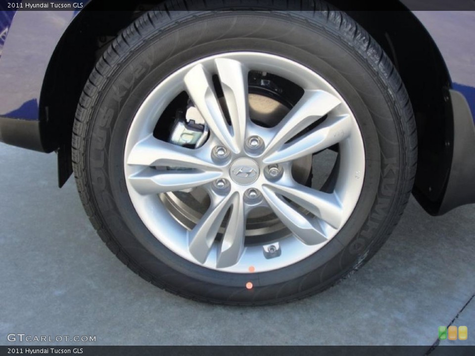2011 Hyundai Tucson GLS Wheel and Tire Photo #45099282
