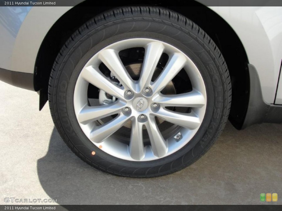 2011 Hyundai Tucson Limited Wheel and Tire Photo #45100118