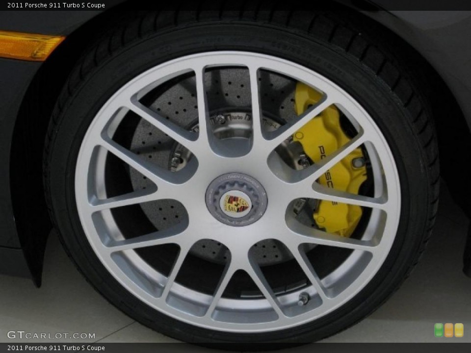 2011 Porsche 911 Turbo S Coupe Wheel and Tire Photo #45107324