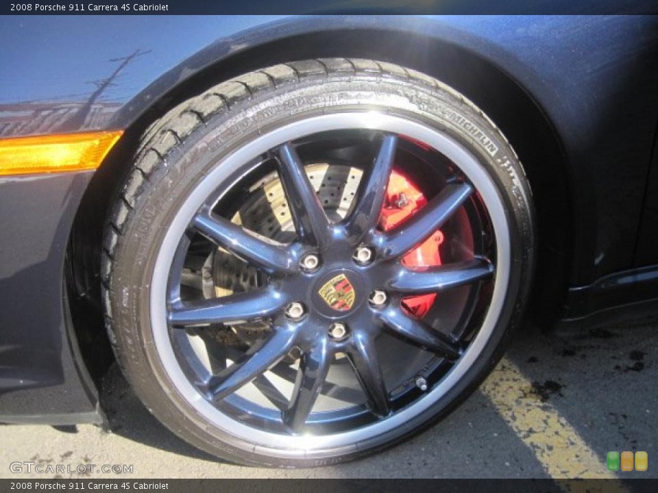 2008 Porsche 911 Carrera 4S Cabriolet Wheel and Tire Photo #45108064
