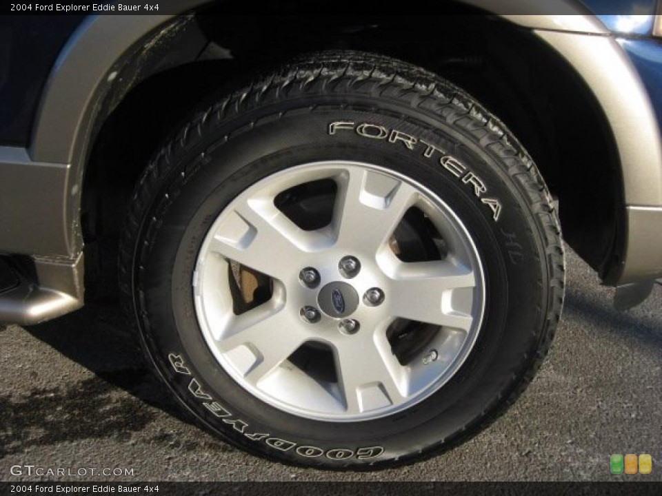 2004 Ford Explorer Eddie Bauer 4x4 Wheel and Tire Photo #45108568