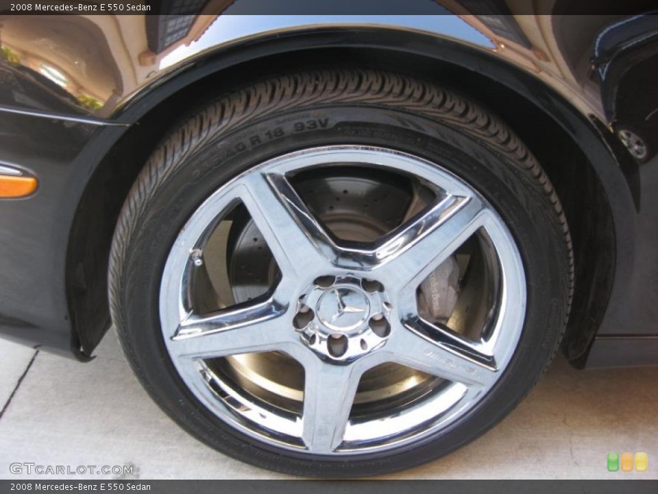 2008 Mercedes-Benz E 550 Sedan Wheel and Tire Photo #45109548