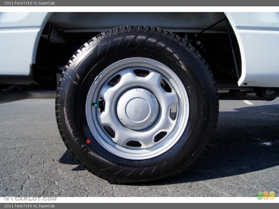 2011 Ford F150 XL SuperCab Wheel and Tire Photo #45113072