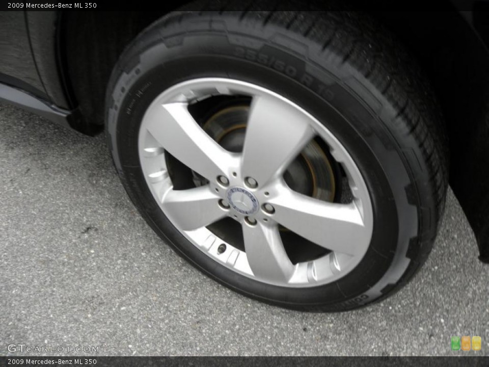 2009 Mercedes-Benz ML 350 Wheel and Tire Photo #45124670