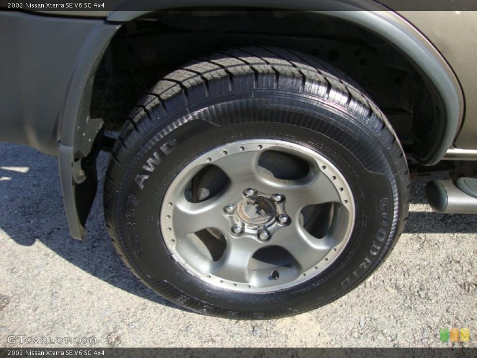 2002 Nissan Xterra SE V6 SC 4x4 Wheel and Tire Photo #45126922