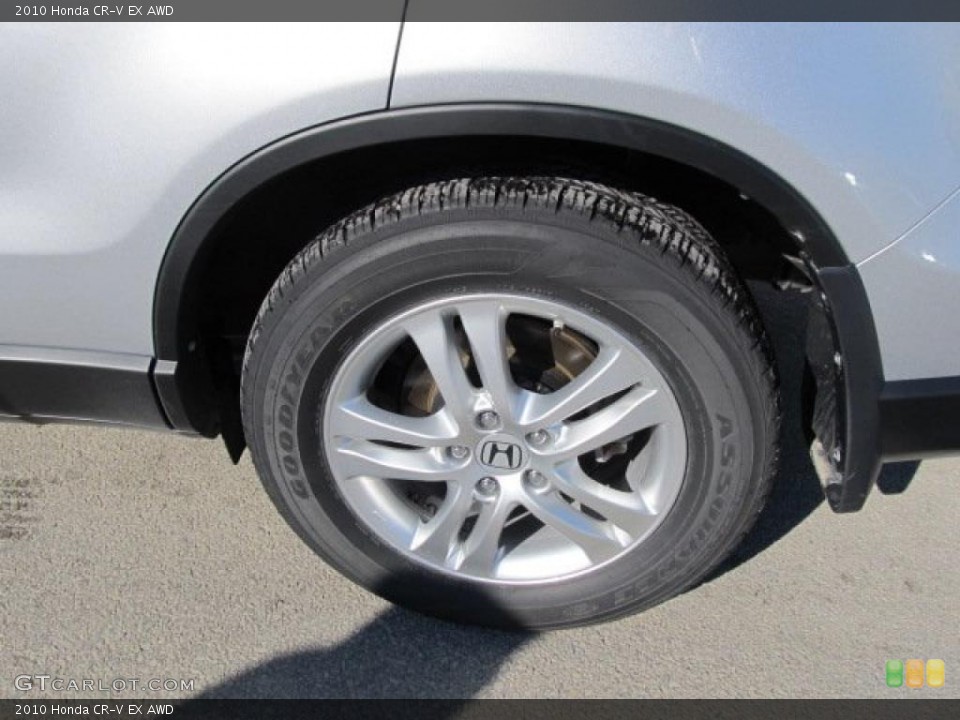 2010 Honda CR-V EX AWD Wheel and Tire Photo #45129178
