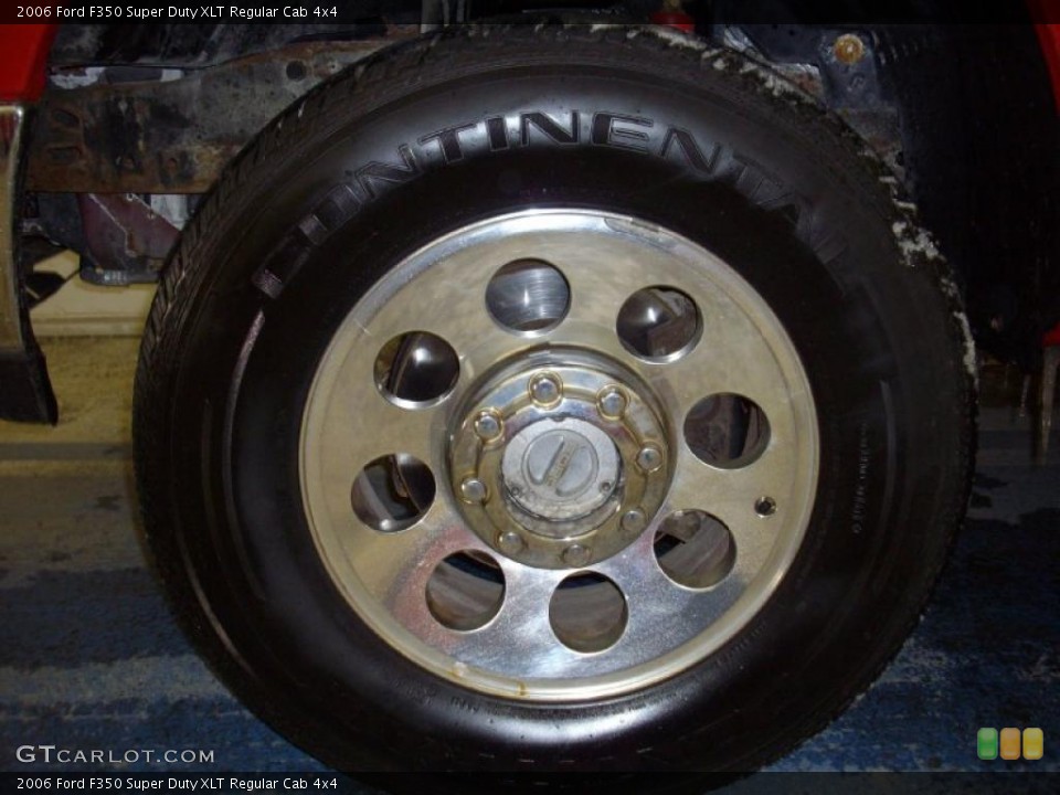 2006 Ford F350 Super Duty XLT Regular Cab 4x4 Wheel and Tire Photo #45139223