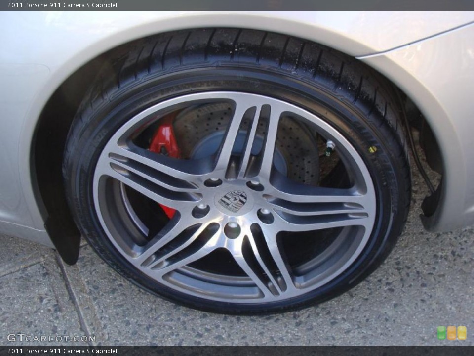 2011 Porsche 911 Carrera S Cabriolet Wheel and Tire Photo #45149079