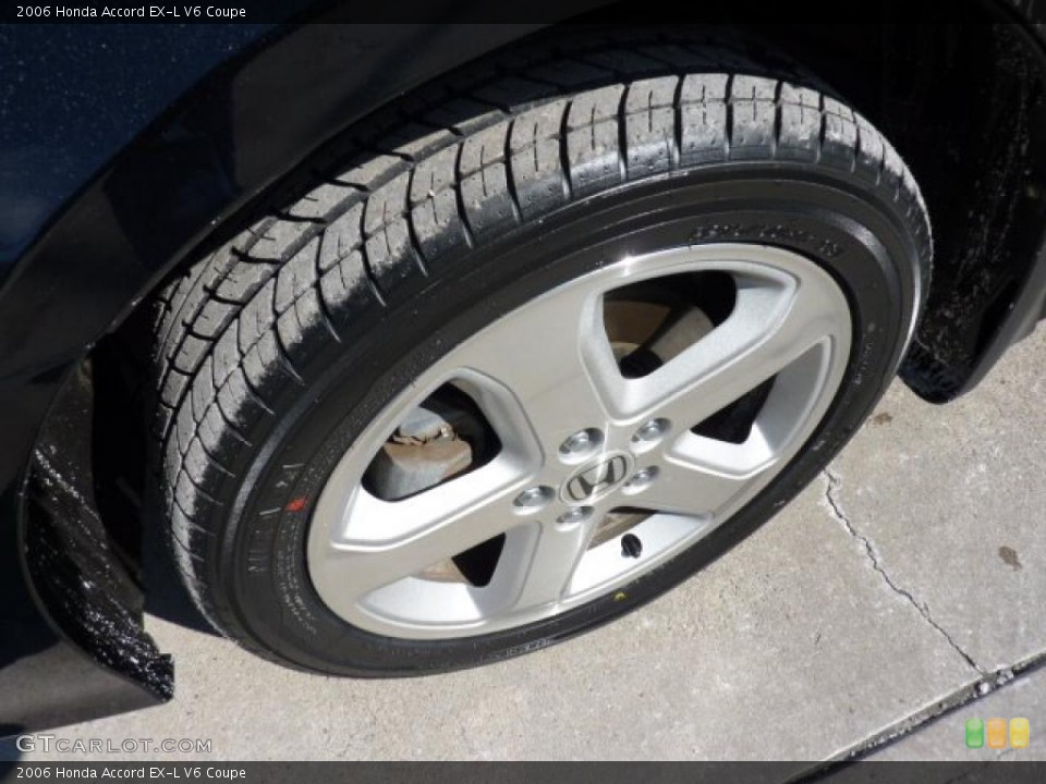 2006 Honda Accord EX-L V6 Coupe Wheel and Tire Photo #45149863