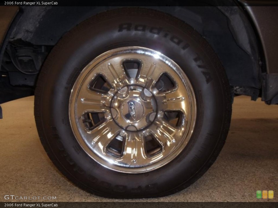 2006 Ford Ranger XL SuperCab Wheel and Tire Photo #45152155