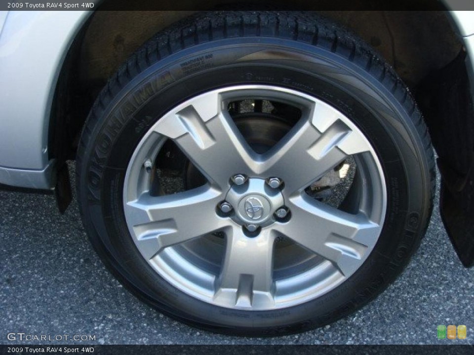 2009 Toyota RAV4 Sport 4WD Wheel and Tire Photo #45157412