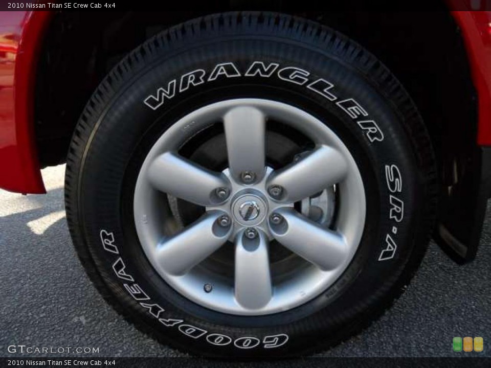 2010 Nissan Titan SE Crew Cab 4x4 Wheel and Tire Photo #45170471