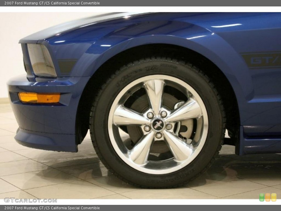 2007 Ford Mustang GT/CS California Special Convertible Wheel and Tire Photo #45174148