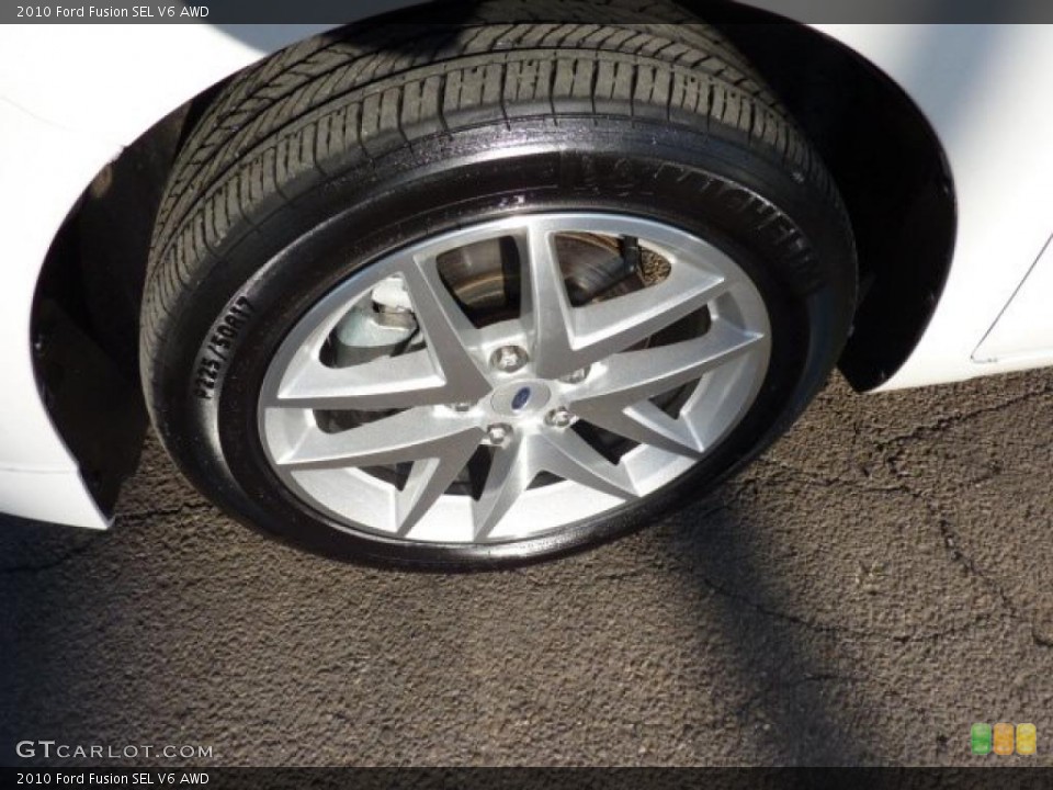 2010 Ford Fusion SEL V6 AWD Wheel and Tire Photo #45179232