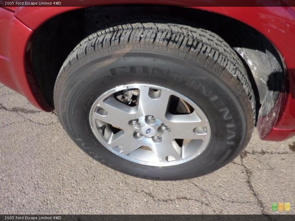 2005 Ford Escape Limited 4WD Wheel and Tire Photo #45181017