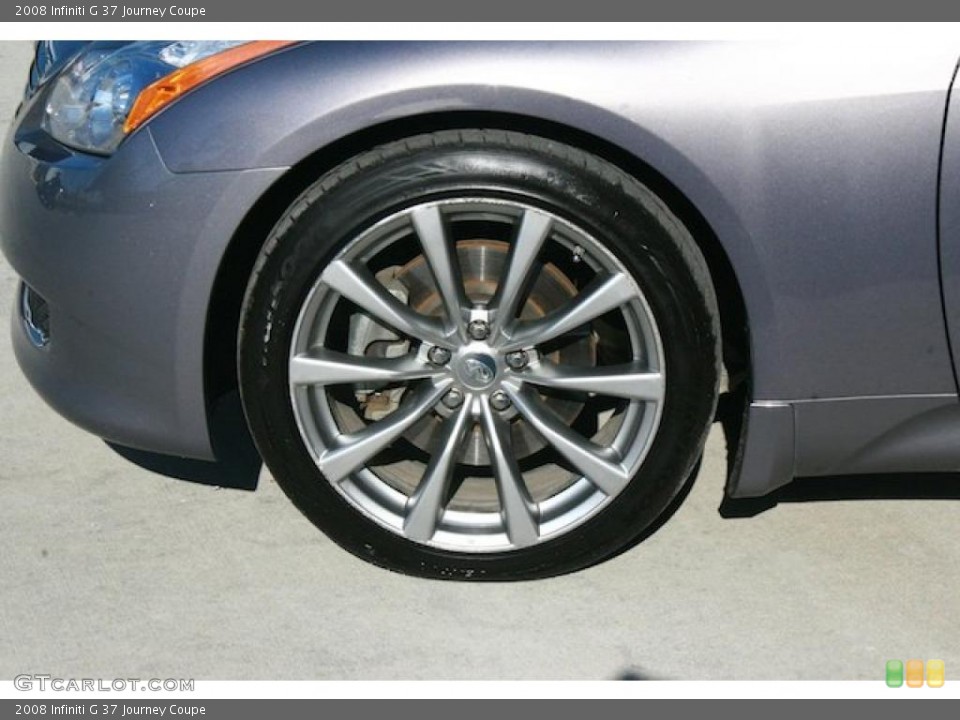 2008 Infiniti G 37 Journey Coupe Wheel and Tire Photo #45183273
