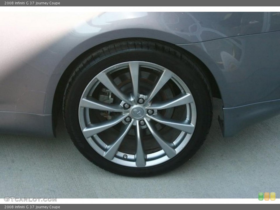 2008 Infiniti G 37 Journey Coupe Wheel and Tire Photo #45183291