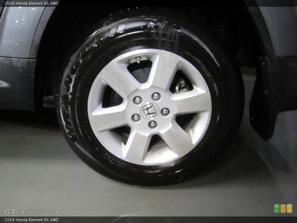 2009 Honda Element EX AWD Wheel and Tire Photo #45184861