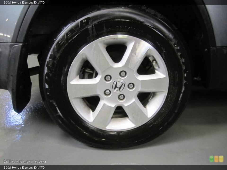 2009 Honda Element EX AWD Wheel and Tire Photo #45185001