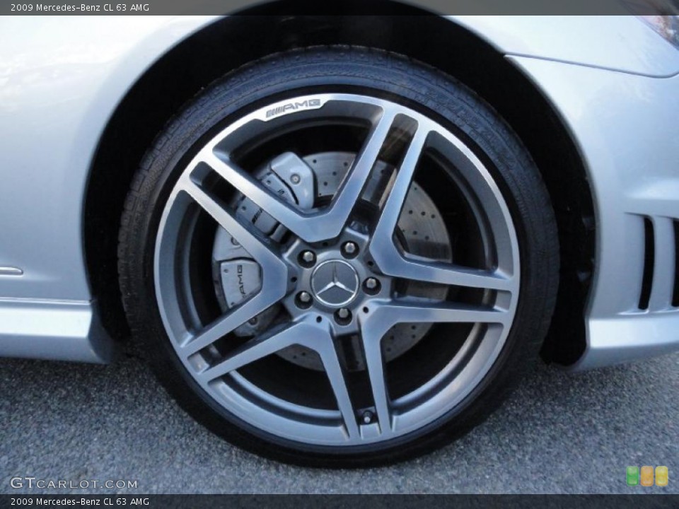 2009 Mercedes-Benz CL 63 AMG Wheel and Tire Photo #45185325