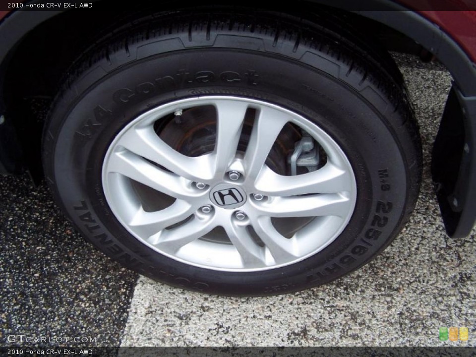 2010 Honda CR-V EX-L AWD Wheel and Tire Photo #45192657