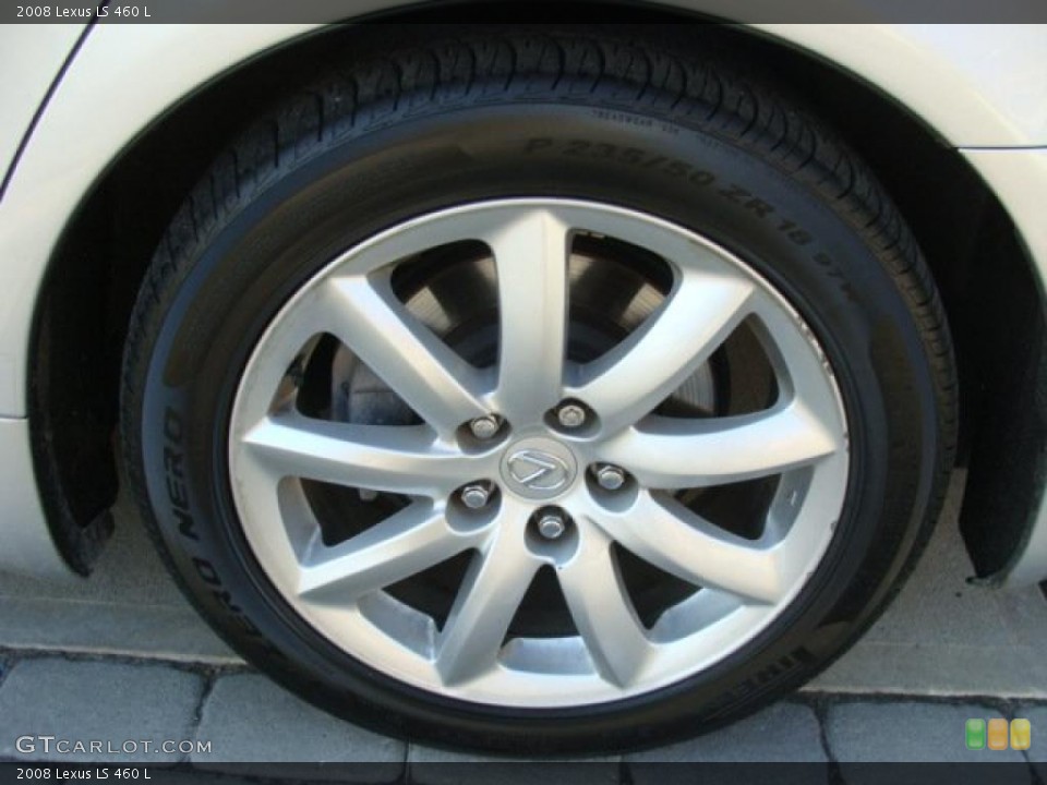 2008 Lexus LS 460 L Wheel and Tire Photo #45205681