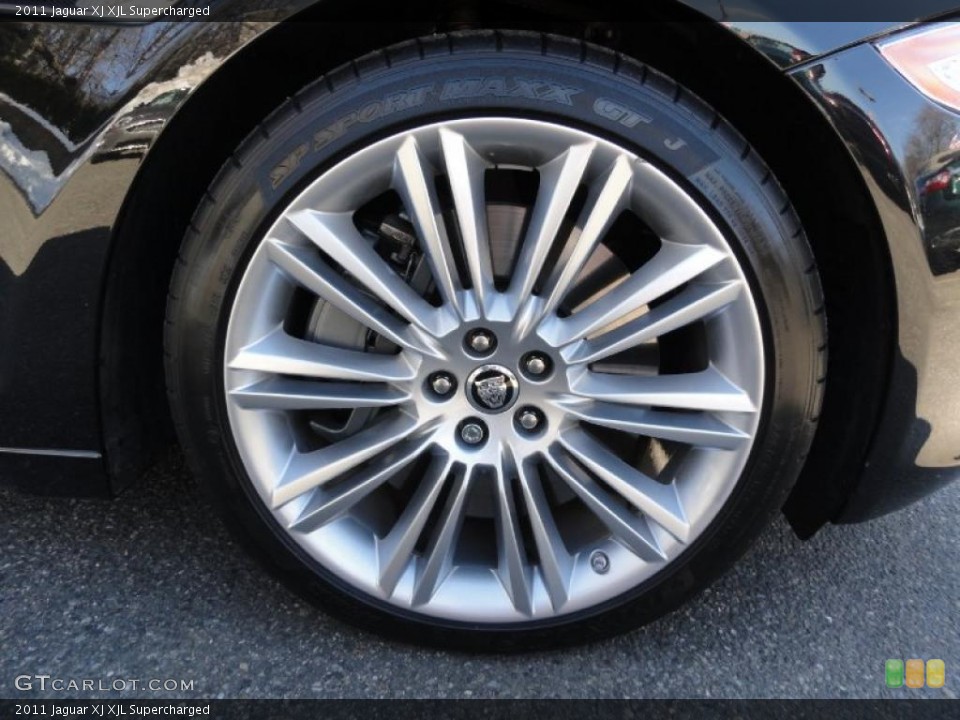 2011 Jaguar XJ XJL Supercharged Wheel and Tire Photo #45205989