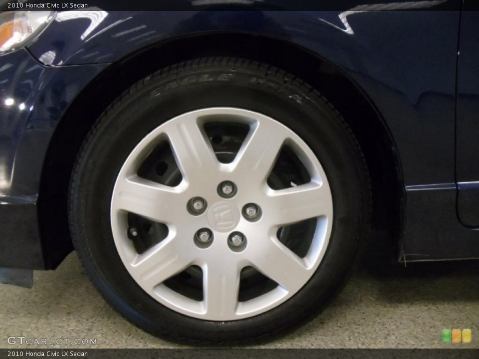 2010 Honda Civic LX Sedan Wheel and Tire Photo #45212441