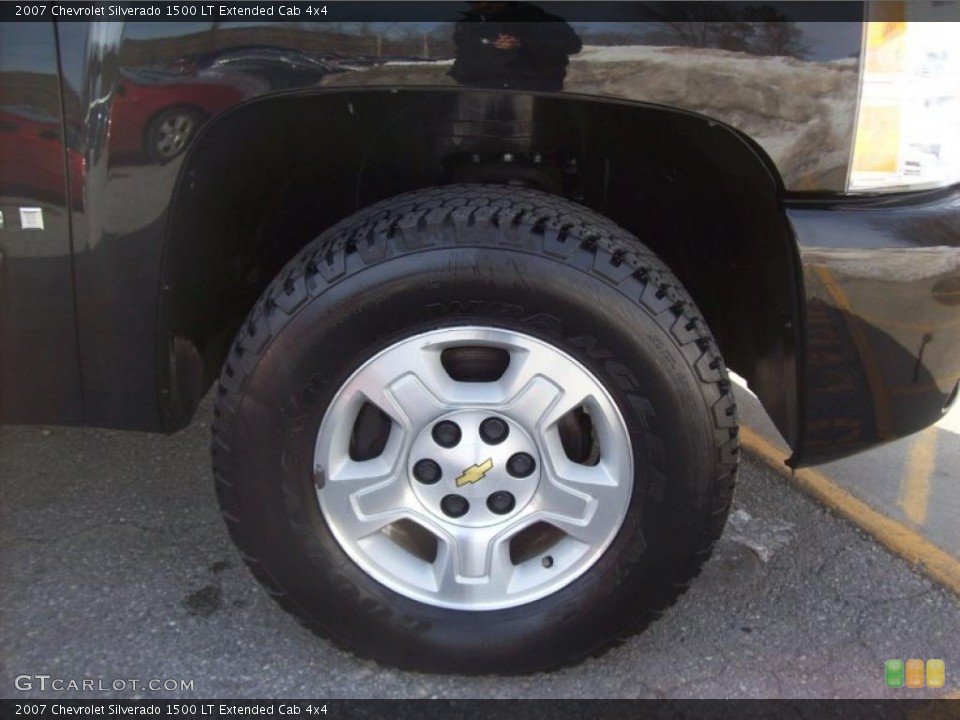 2007 Chevrolet Silverado 1500 LT Extended Cab 4x4 Wheel and Tire Photo #45214605