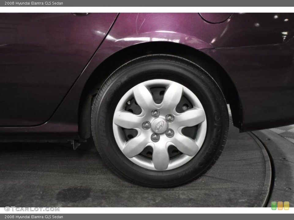2008 Hyundai Elantra GLS Sedan Wheel and Tire Photo #45216477