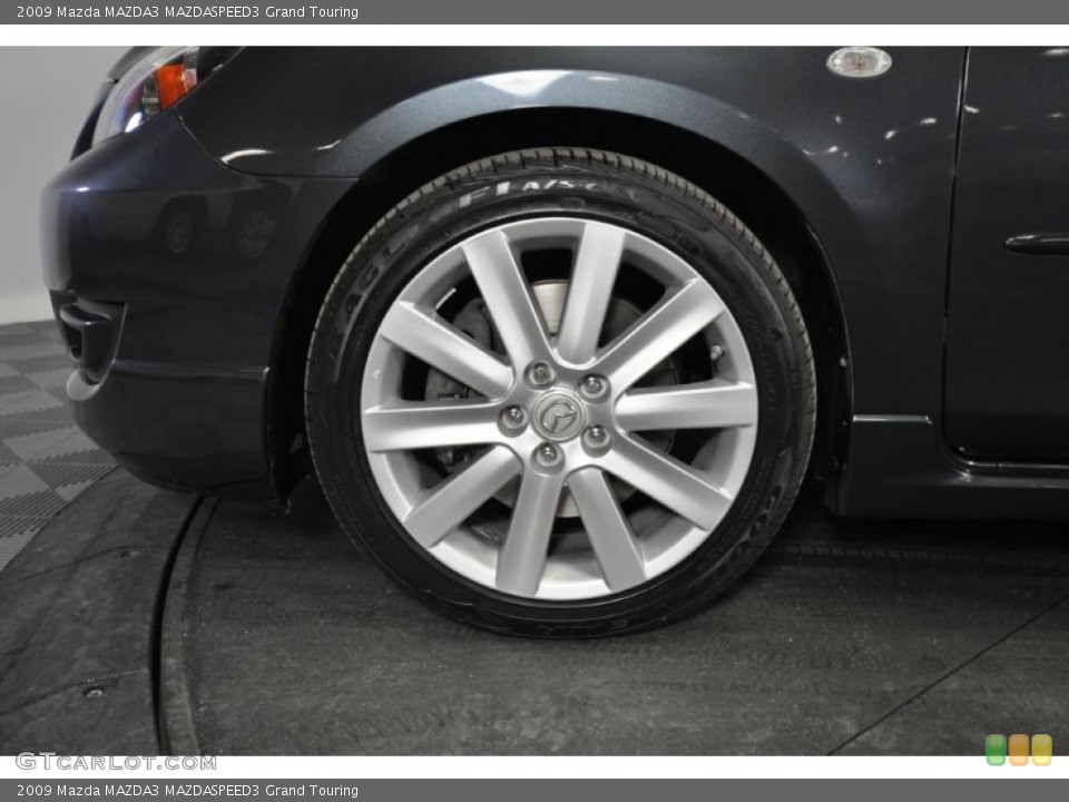 2009 Mazda MAZDA3 MAZDASPEED3 Grand Touring Wheel and Tire Photo #45217699
