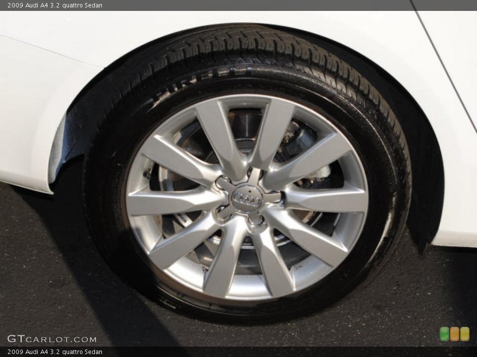 2009 Audi A4 3.2 quattro Sedan Wheel and Tire Photo #45217741