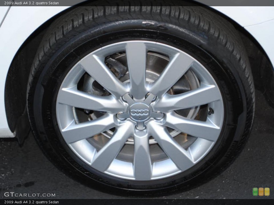 2009 Audi A4 3.2 quattro Sedan Wheel and Tire Photo #45217865