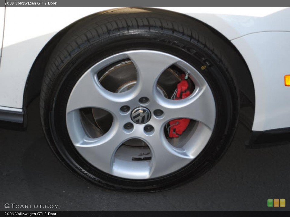 2009 Volkswagen GTI 2 Door Wheel and Tire Photo #45218101
