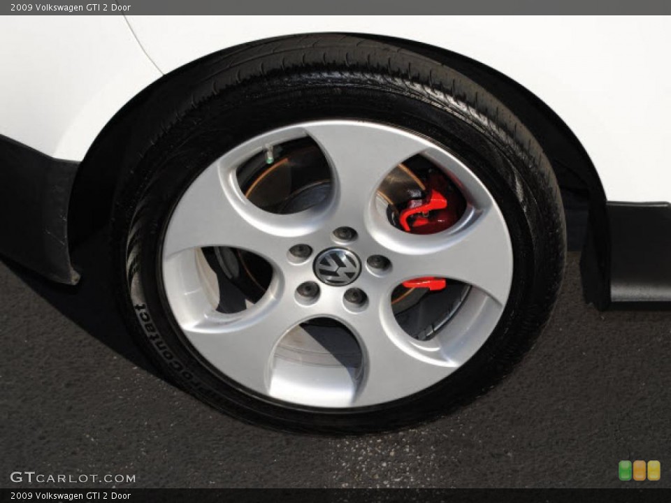 2009 Volkswagen GTI 2 Door Wheel and Tire Photo #45218169