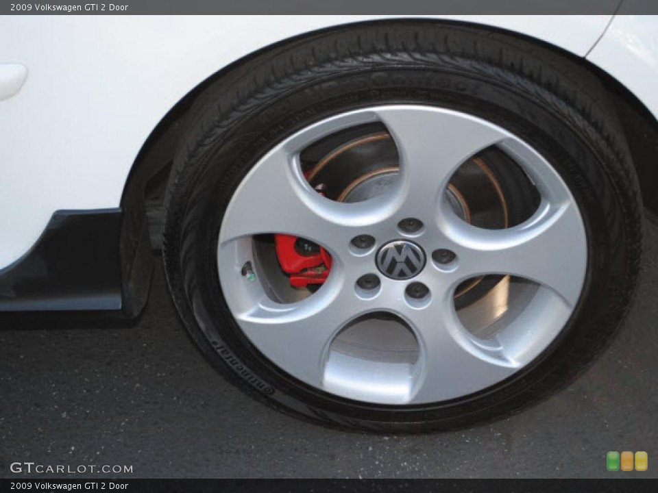 2009 Volkswagen GTI 2 Door Wheel and Tire Photo #45218249