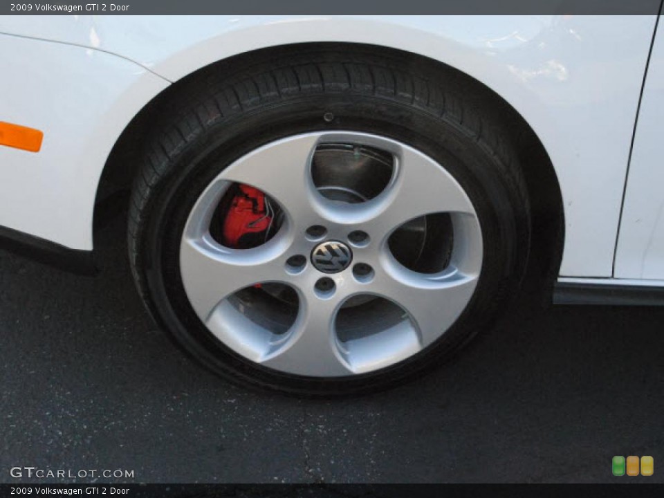 2009 Volkswagen GTI 2 Door Wheel and Tire Photo #45218439