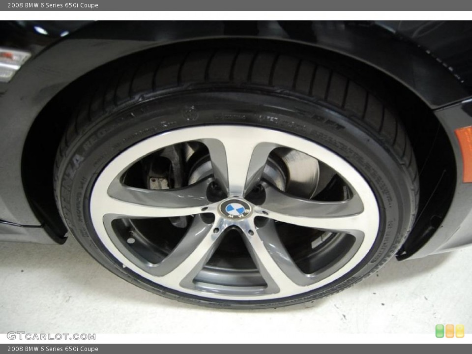 2008 BMW 6 Series 650i Coupe Wheel and Tire Photo #45219621