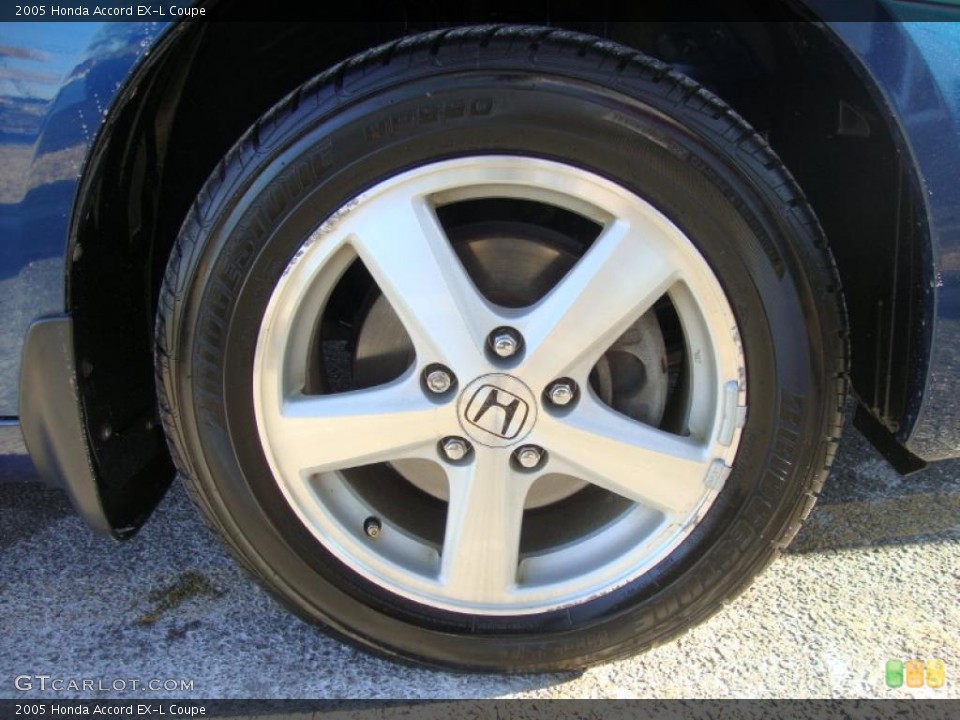 2005 Honda Accord EX-L Coupe Wheel and Tire Photo #45227785