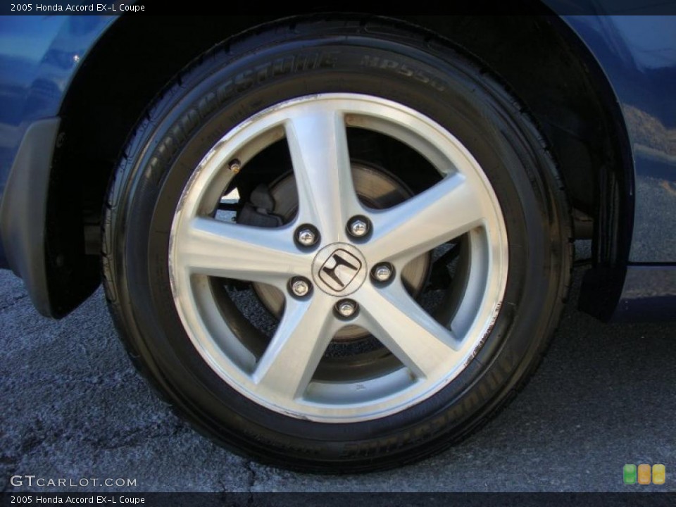 2005 Honda Accord EX-L Coupe Wheel and Tire Photo #45227789