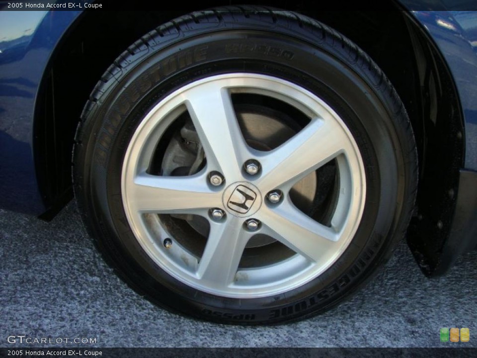 2005 Honda Accord EX-L Coupe Wheel and Tire Photo #45227797