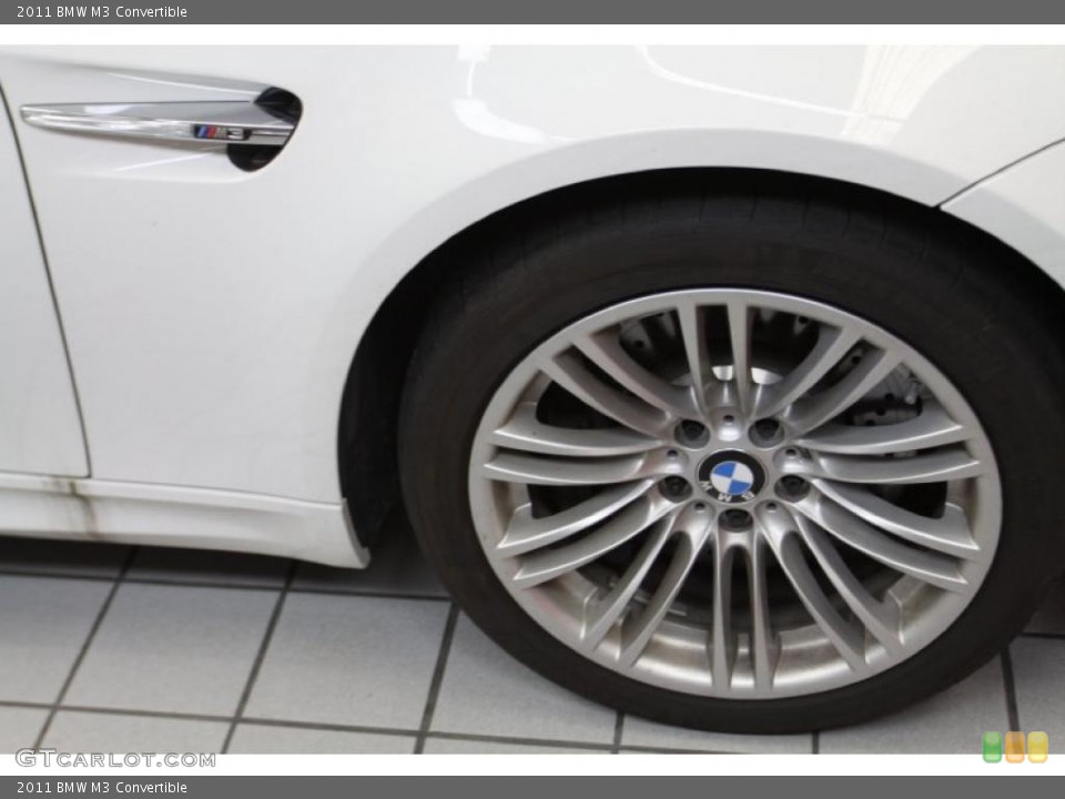 2011 BMW M3 Convertible Wheel and Tire Photo #45239573