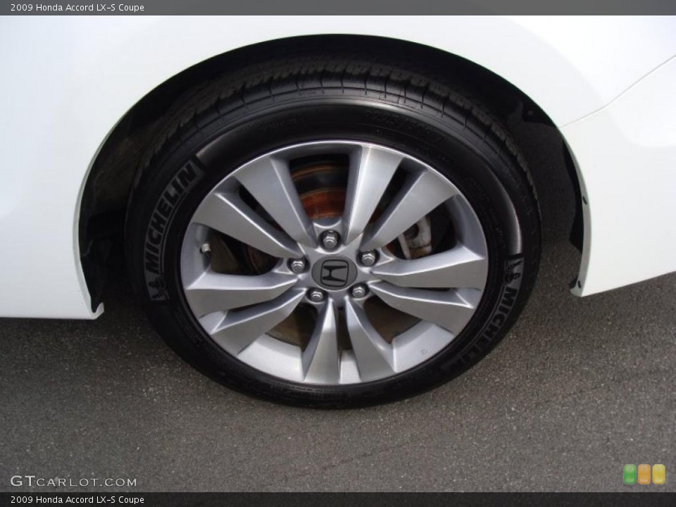 2009 Honda Accord LX-S Coupe Wheel and Tire Photo #45241206